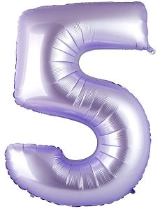 Цифра 5, Сиреневый (102см)