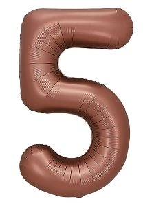 Цифра 5, Шоколад (102см)