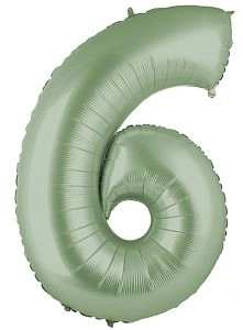 Цифра 6, Оливковый (102см)