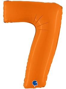 Цифра 7, Оранжевый (102см)