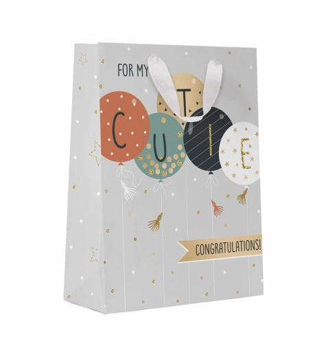 Пакет подарочный «For my cutie» 31,5*25,5*11 см - купить с доставкой. Большой ассортимент подарочных пакетов и товаров для праздника.