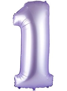 Цифра 1, Сиреневый (102см)