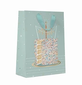 Пакет подарочный «Happy Birthday N5» 31,5*25,5*11 см - купить с доставкой. Большой ассортимент подарочных пакетов и товаров для праздника.