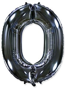 Цифра 0, Черная (102см)