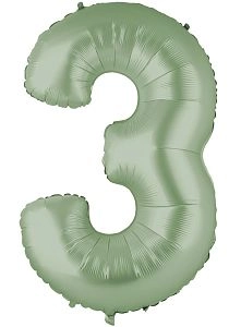 Цифра 3, Оливковый (102см)