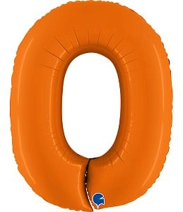 Цифра 0, Оранжевый (102см)