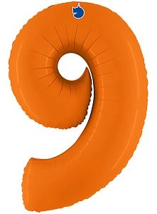 Цифра 9, Оранжевый (102см)