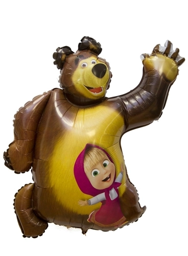 Шар «Маша и медведь»