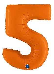 Цифра 5, Оранжевый (102см)