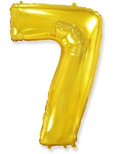 Цифра 7, Золото (102см)