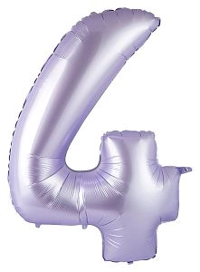 Цифра 4, Сиреневый (102см)