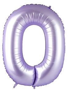 Цифра 0, Сиреневый (102см)