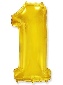 Цифра 1, Золото (102см)