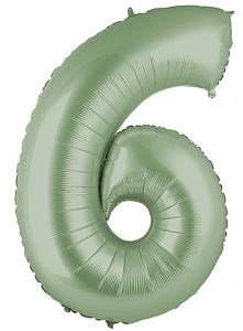 Цифра 6, Оливковый (102см)