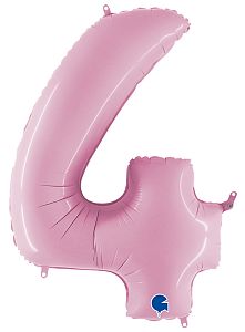 Цифра 4, Розовый (102см)