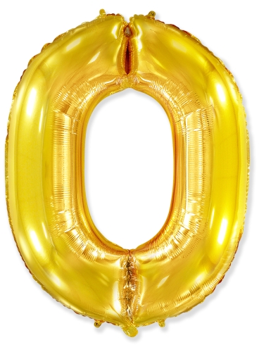 Цифра 0, Золото (102см)
