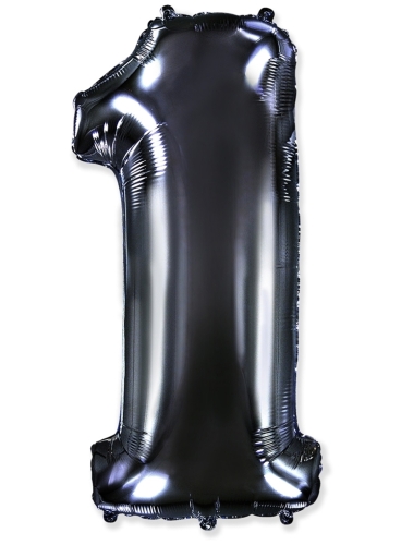 Цифра 1, Черная (102см)